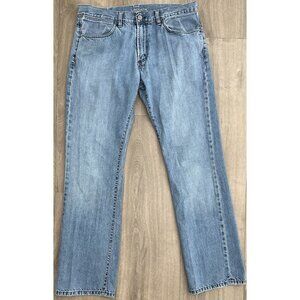 Vintage Lacoste Jeans 36 Blue Medium Wash Cotton Alligator Pocket